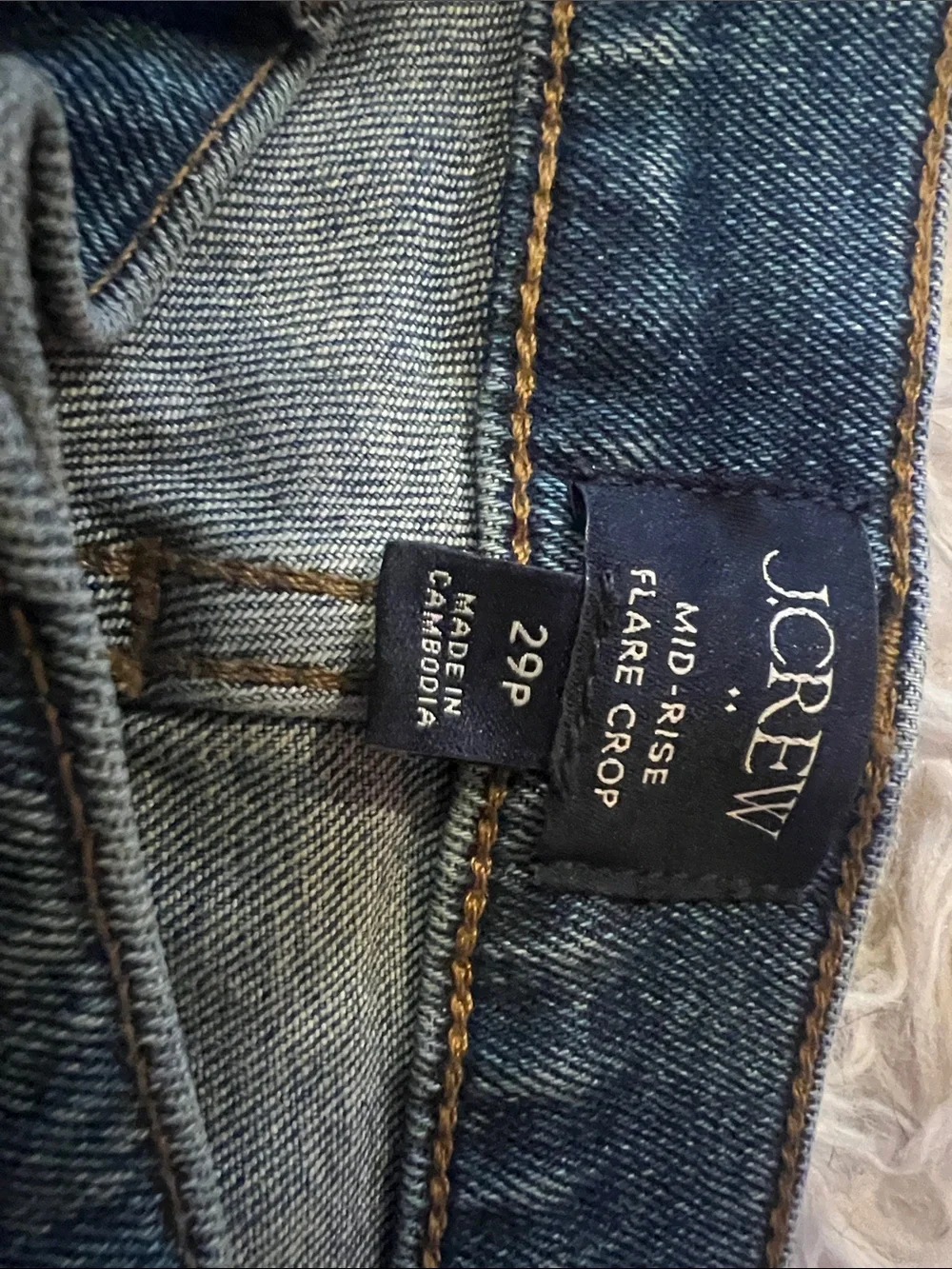 J. Crew Women's Dark Blue Wide-Leg Jeans